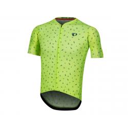 Pearl Izumi Men's PRO Mesh Short Sleeve Jersey (Screaming Yellow/Navy Paisley) (S) - 111219676PAS