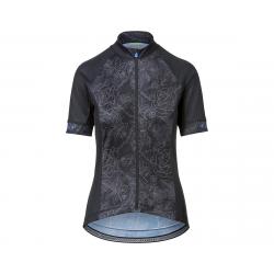 Giro Women's Chrono Sport Short Sleeve Jersey (Black Floral) (XS) - 7114978