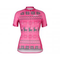 Louis Garneau Women's Holiday Ugly Jersey (Pink) (L) - 9M42062W-PK-L
