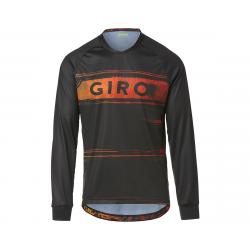 Giro Men's Roust Long Sleeve Jersey (Black/Red Hypnotic) (L) - 7114851