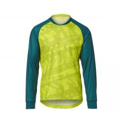 Giro Men's Roust Long Sleeve Jersey (Citron Green Fanatic) (S) - 7114854
