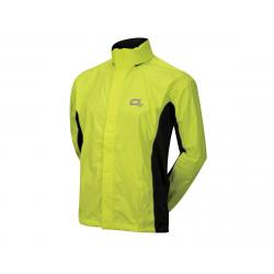 O2 Rainwear Primary Rain Jacket w/ Hood (Hi-Viz Yellow) (M) - 9211-M