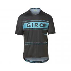 Giro Men's Roust Short Sleeve Jersey (Black/Iceberg Hypnotic) (S) - 7114864