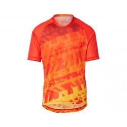 Giro Men's Roust Short Sleeve Jersey (Red/Orange Fanatic) (S) - 7114874