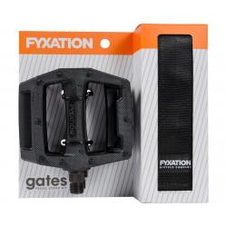 Fyxation Gates Pedals & Strap Kit (Black) - PD1050
