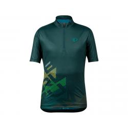 Pearl Izumi Jr Quest Short Sleeve Jersey (Pine Echo) (Youth S) - 114220046TGS