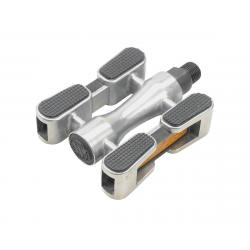 Dimension Cruiser Pedals (Silver) (w/ Slip Grip & Reflectors) - LU-T11_COMFORT_W/SLIPG