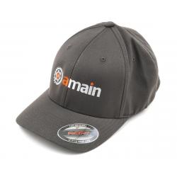 AMain FlexFit Hat w/Gears Logo (Dark Grey) (L/XL) - AMN2007-L/XL