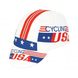 Pace Sportswear Cycling USA Cap (Red/White/Blue) (One Size Fits Most) - 15-8405
