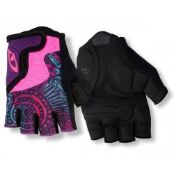 Giro Bravo Jr Gloves (Pink Swirl/Black) (Youth L) - 7085742