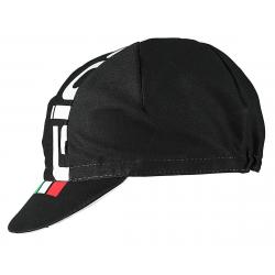 Giordana Logo Cotton Cycling Cap (Black/White) (One Size Fits Most) - GICS18-COCA-GIOR-BKWT