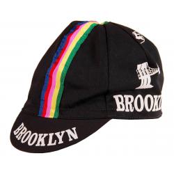 Giordana Brooklyn Cap w/ Stripes (Black) (One Size Fits Most) - GICS20-COCA-BROK-BLCK