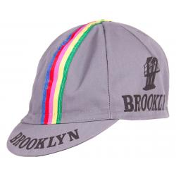 Giordana Brooklyn Cap w/ Stripes (Grey) (One Size Fits Most) - GICS20-COCA-BROK-GRAY