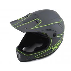 Kali Alpine Rage Full Face Helmet (Matte Grey/Fluorescent Yellow) (L) - 210919127