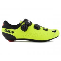 Sidi Genius 10 Road Shoes (Black/Flo Yellow) (45.5) - SRS-GNX-BKFY-455