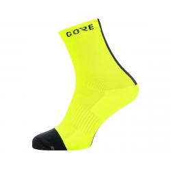 Gore Wear M Mid Socks (Neon Yellow/Black) (S) - 100229-899-35-37