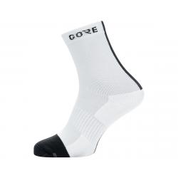 Gore Wear M Mid Socks (White/Black) (L) - 100229019904