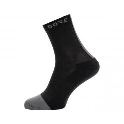 Gore Wear M Mid Socks (Black/Graphite Grey) (M) - 100229999103