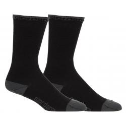Giordana Merino Wool Socks (Black) (5" Cuff) (M) - GICW19-SOCK-WOOL-BKGY-03