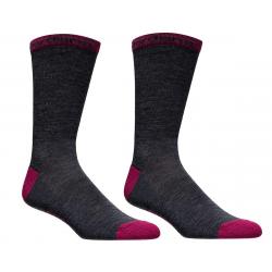 Giordana Merino Wool Socks (Grey/Pink) (5" Cuff) (M) - GICW19-SOCK-WOOL-GYPK-03