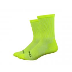 DeFeet Evo Classique Socks (Hi-Vis Yellow) (L) - EVOCLASHVY301