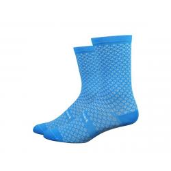 DeFeet Evo Mount Ventoux 6" Socks (Barnstormer Blue) (L) - EVOVENBB301