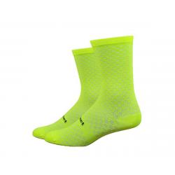 DeFeet Evo Mount Ventoux 6" Socks (Hi-Vis Yellow) (M) - EVOVENHVY201