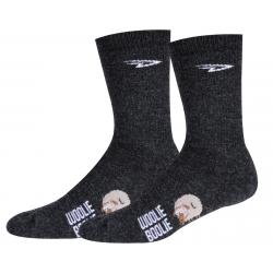 DeFeet Woolie Boolie 6" D-Logo Sock (Charcoal) (S) - WB2C6101