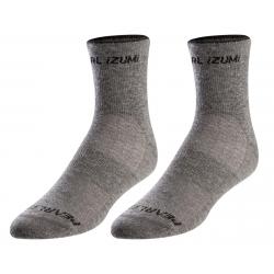 Pearl Izumi Merino Wool Socks (Smoked Pearl Core) (L) - 141519016PVL