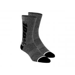 100% Rythym Merino Socks (Charcoal Heather) (S/M) - 24006-052-17