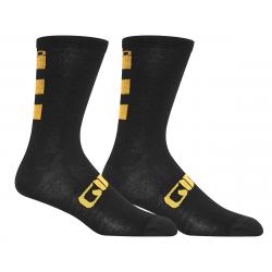 Giro Seasonal Merino Wool Socks (Glaze Yellow/Black) (M) - 7128060