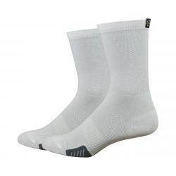 DeFeet Cyclismo 5" Socks (White) (XL) - CYCTWT-401