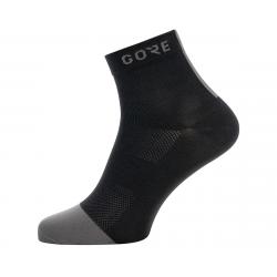 Gore Wear M Light Mid Socks (Black/Graphite Grey) (S) - 100232-9991-35-37