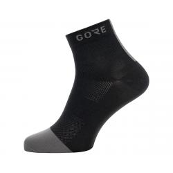 Gore Wear M Light Mid Socks (Black/Graphite Grey) (M) - 100232999103