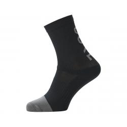 Gore Wear M Mid Brand Socks (Black) (S) - 100590-9991-35-37