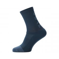 Gore Wear M Mid Brand Socks (Blue) (S) - 100590-AH00-35-37