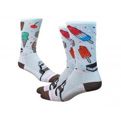 DeFeet Aireator 6" iSCREAM (White/Brown/Pink) (L) - AIRTICE301