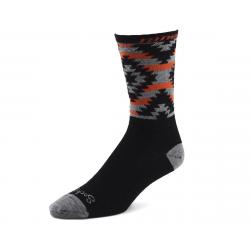 Niner SockGuy Wool 6" Serape Socks (Grey/Orange) (S/M) - 59-024-16-03-29