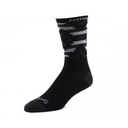 Niner SockGuy Wool 6" Serape Socks (Grey/Black) (L/XL) - 59-024-17-05-25