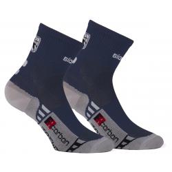 Giordana FR-C Women's Mid Cuff Sock (Navy/White) (M) - GICS19-WSOC-FRMI-NAWT03