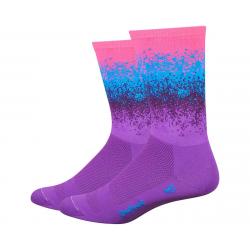 DeFeet Aireator 6" Barnstormer Ombre Socks (Pink/Blue/Purple) (XL) - AIRTOMPBP401