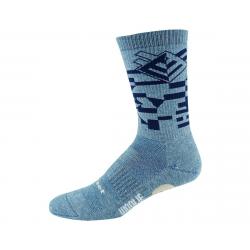 DeFeet Woolie Boolie Comp Socks (Razzle/Sapphire Blue) (XL) - WBRAZZ401