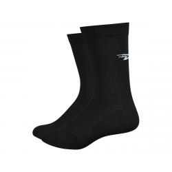 DeFeet Levitator Lite 6" Socks (Black) (M) - LLITDLBLK-201