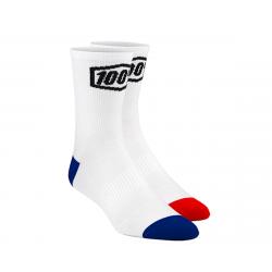 100% Terrain Socks (White) (S/M) - 24003-000-17