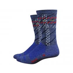 DeFeet Wooleator Karidescope Socks (Blue) (M) - WATADBLUE201