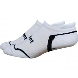 DeFeet D-Evo Tabby Socks (White/Black) (XL) - DEVTWB401