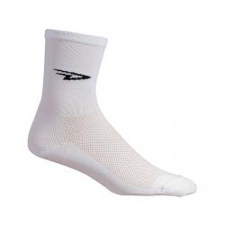 DeFeet Aireator 5" D-Logo Socks (White) (L) - AIRTWT301