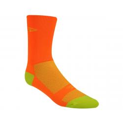 DeFeet Aireator 5" Hi Top Socks (Orange/Yellow) (S) - AIRTHV0101