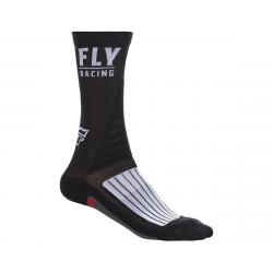 Fly Racing Factory Rider Socks (Black/White/Red) (S/M) - 350-0505S