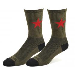 Sockguy 6" Wool Socks (Red Star) (S/M) - WSTAR
